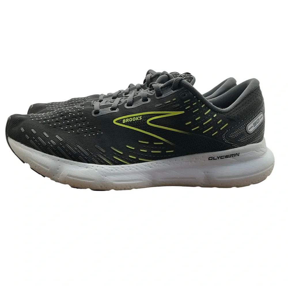 Brooks glycerin 20 Gray and Green Athletic Sneakers‎ size 11 M
